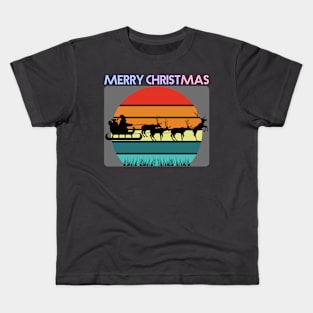 Merry Christmas retro Kids T-Shirt